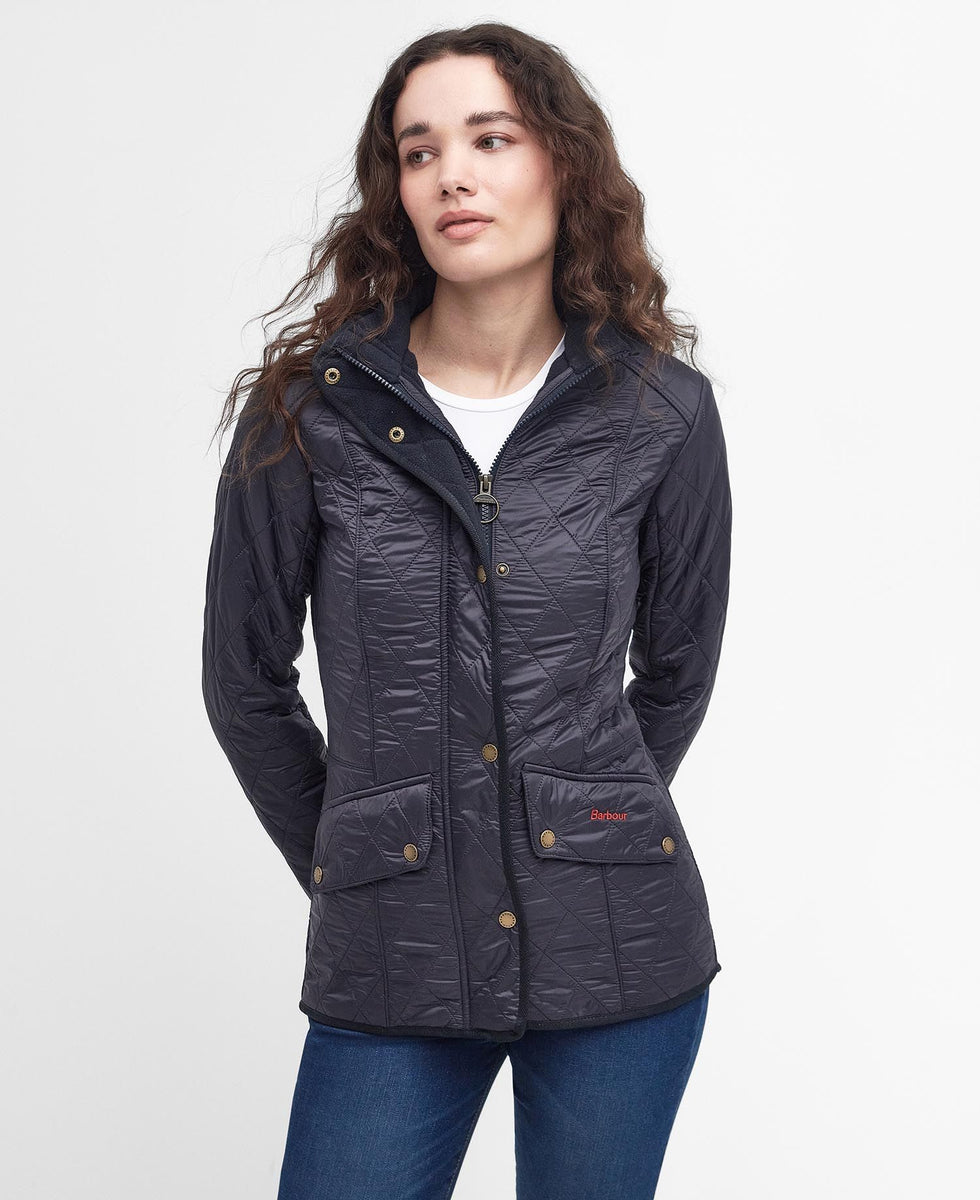 Barbour Cavalry Polarquilt Jacket in Navy Women s Barbour Jackets THE LUCKY KNOT