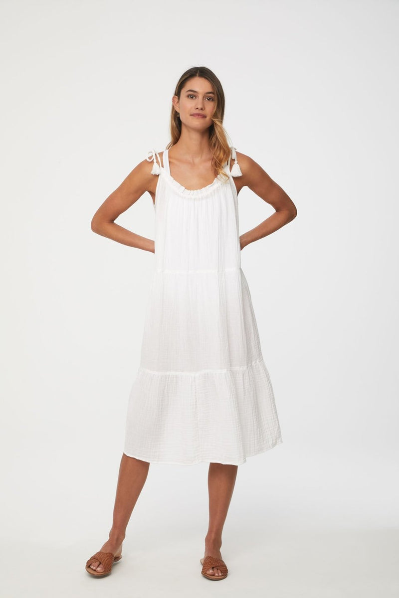 BeachLunchLounge Willa Beach Vibes Dress - White – THE LUCKY