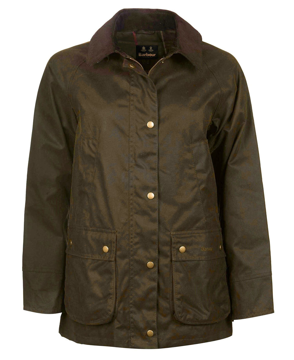 Barbour Acorn Wax Jacket in Olive | Barbour Jackets – THE LUCKY KNOT