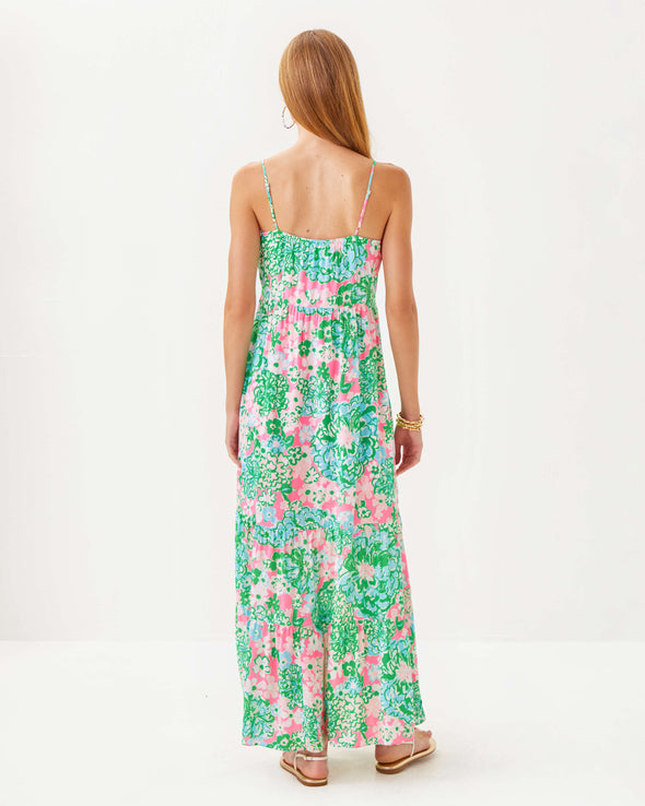 Lilly Pulitzer Teresa Maxi Dress - Multi - Plumes In Bloom