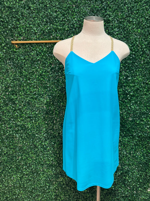 Jude Connally Bailey Dress - Aqua