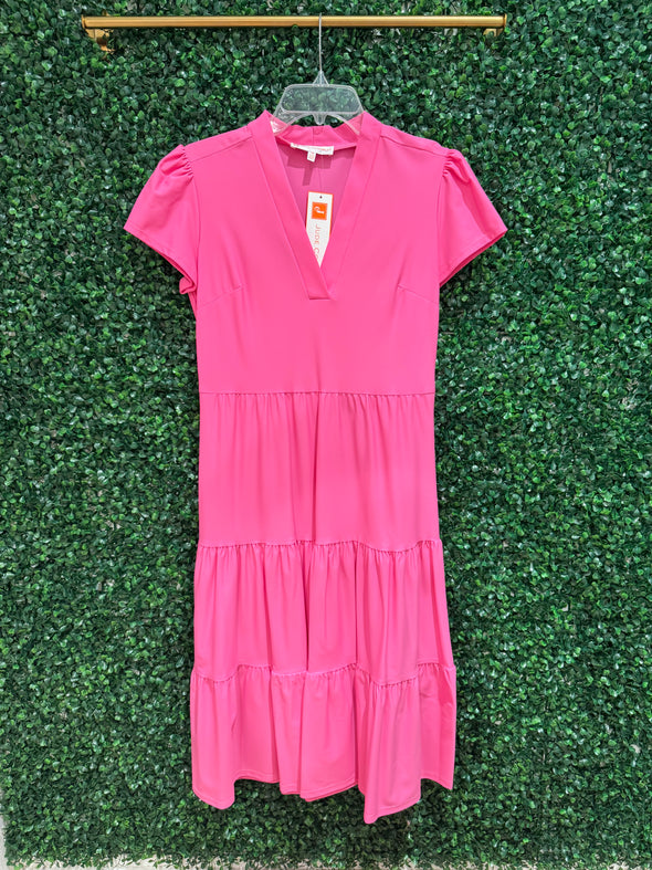 Jude Connally Libby Dress - Peony Pink