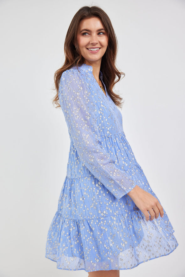 Sail To Sable x The Lucky Knot Addison Dress - Hydrangea