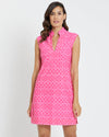 Model in the Jude Connally Kristen Dress - Garden Gate Spring Light Pink