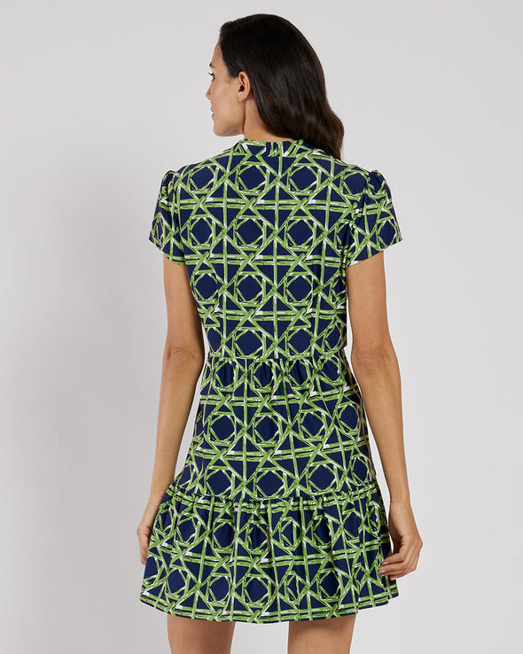 Jude Connally Ginger Dress - Bamboo Ratan Navy