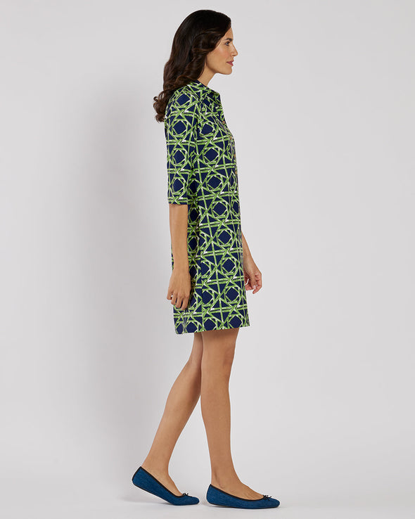 Jude Connally Susanna Dress - Bamboo Ratan Navy