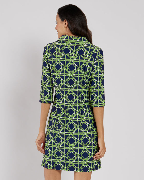 Jude Connally Susanna Dress - Bamboo Ratan Navy