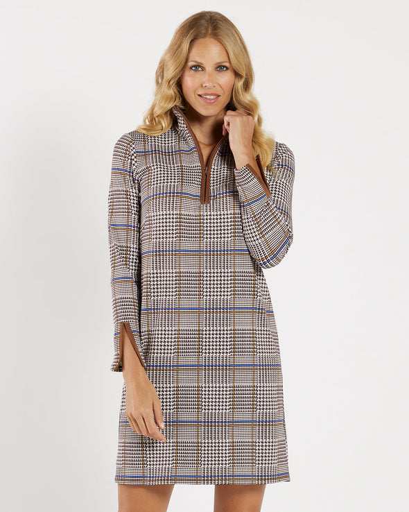 Jude Connally Anna Jude Cloth - Glen Plaid Chocolate