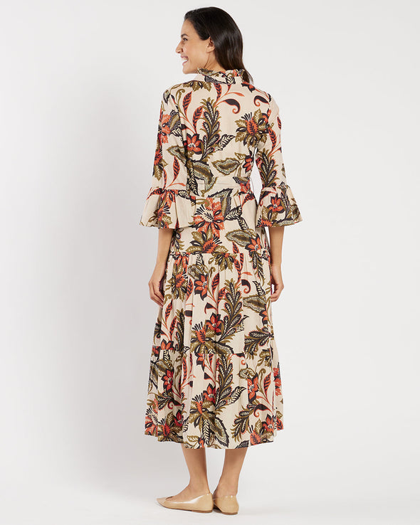 Jude Connally Roxie Dress - Falling Floral Almond