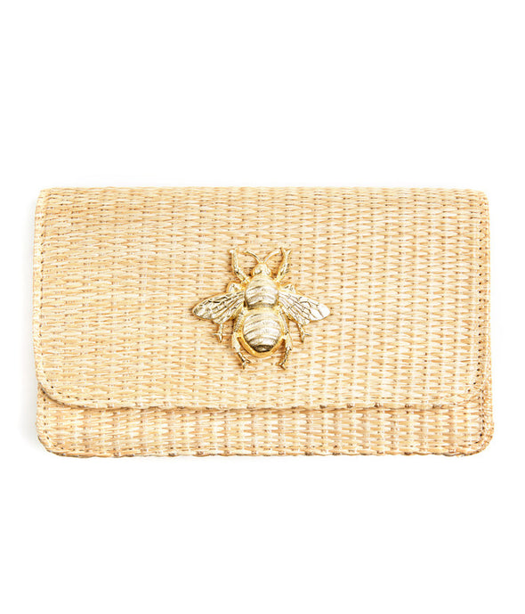 Lisi Lerch Ruby Straw Clutch - Bee