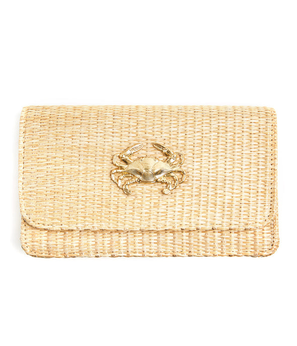 Lisi Lerch Ruby Straw Clutch - Crab