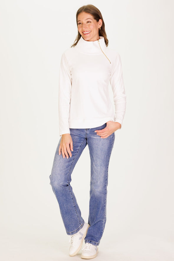 Duffield Lane Bowen Sweatshirt - White