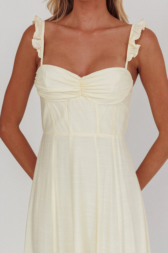 Palm Beach Maxi Dress - Yellow