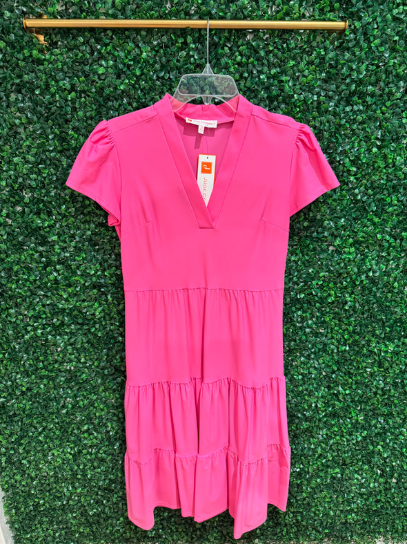 Jude Connally Libby Dress - Peony Pink