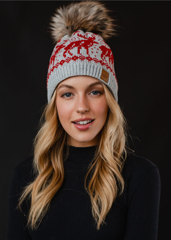 Nordic Pom Pom Beanie