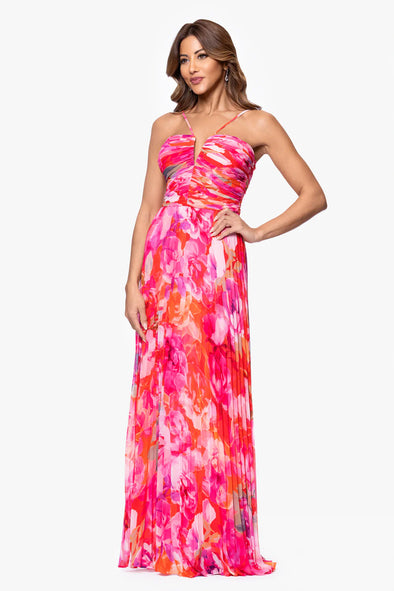 Eva Xscape Chiffon Halter Maxi