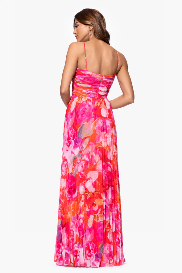 Eva Xscape Chiffon Halter Maxi