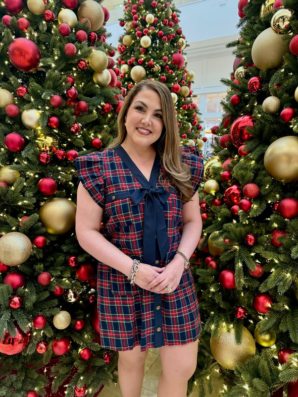 Yuletide Plaid Perfection Dress