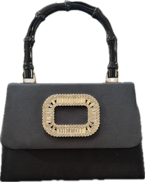 Lisi Lerch Lulu Bag - Black Fialle Rhinestone Buckle