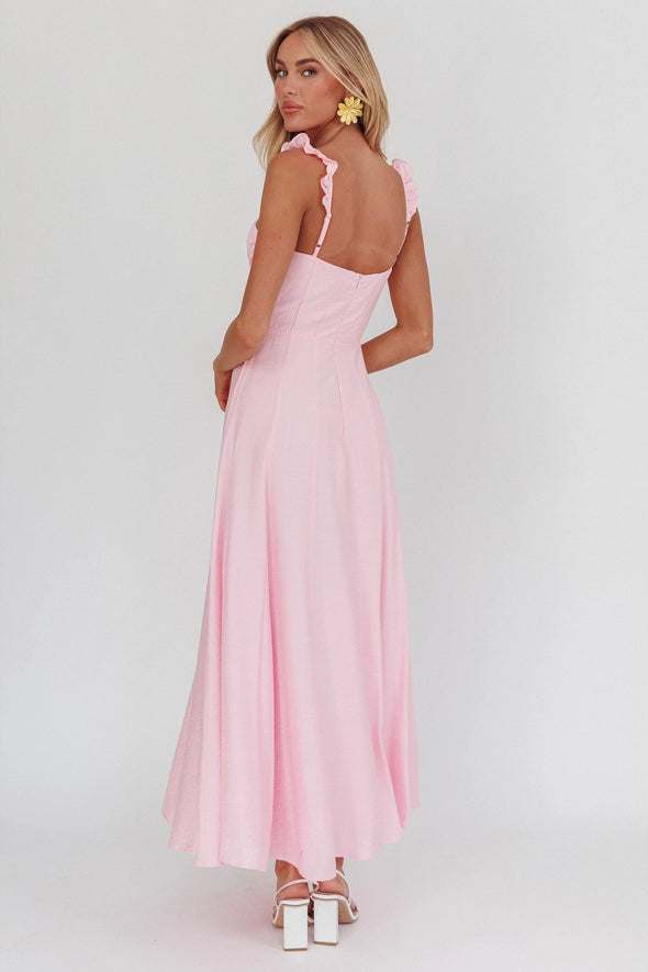 Palm Beach Maxi Dress - Pink