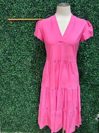 Jude Connally Libby Dress - Peony Pink