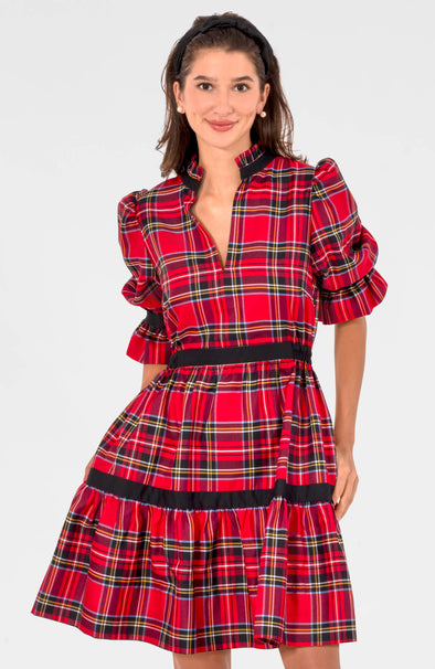 Gretchen Scott Teardrop Dress - Duke of York - Red Multi