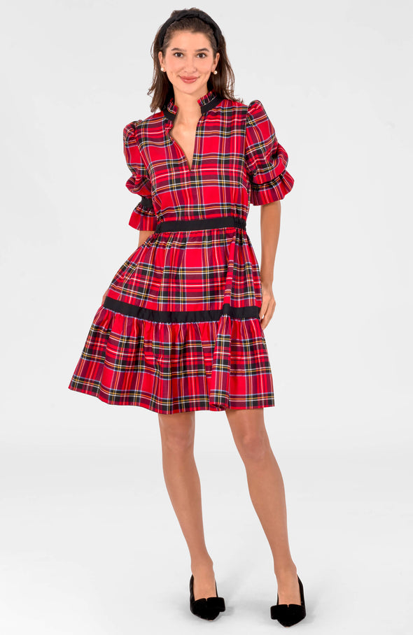 Gretchen Scott Teardrop Dress - Duke of York - Red Multi