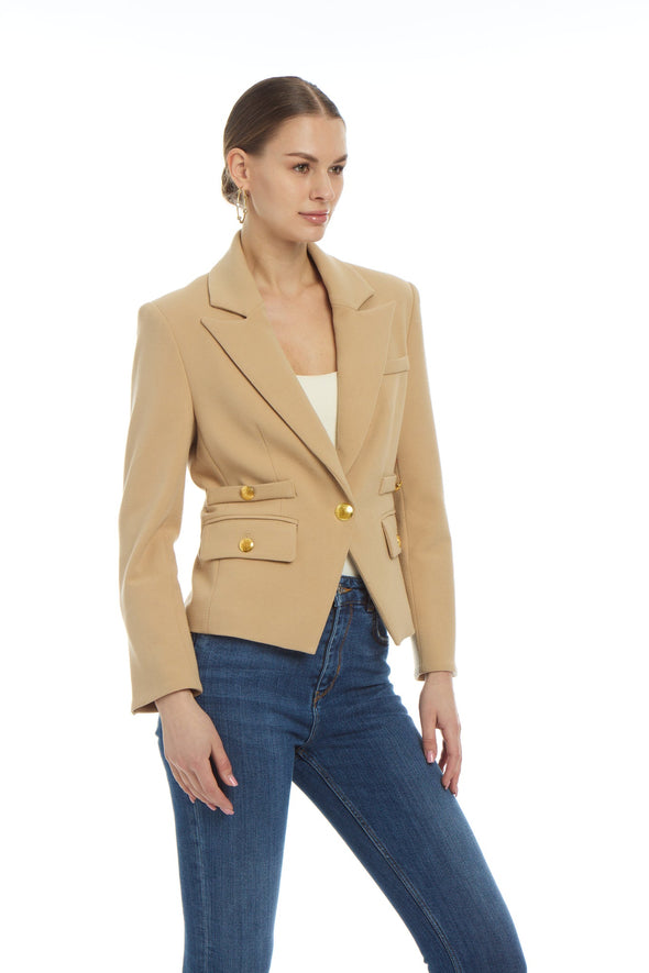 Patty Kim Bridgette Blazer - Camel