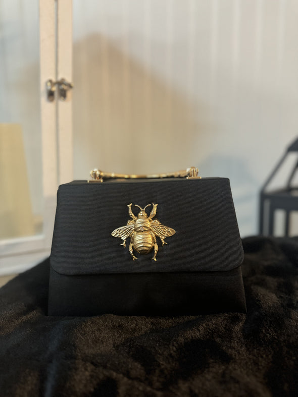 Lisi Lerch Lulu Bag - Gold Bamboo Bee