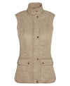 Flat view of the Barbour Wray Gilet Vest - Sand Dune