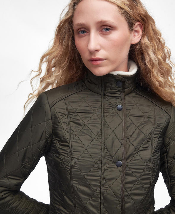 Barbour Cavalry Polarquilt Jacket Dark Olive