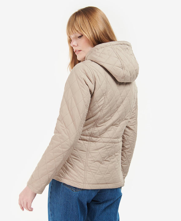 Barbour Millfire Quilted Jacket - Light Fawn Classic