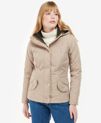 Barbour Millfire Quilted Jacket - Light Fawn Classic