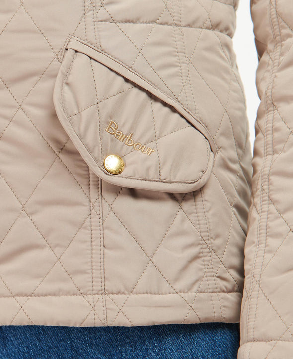 Barbour Millfire Quilted Jacket - Light Fawn Classic