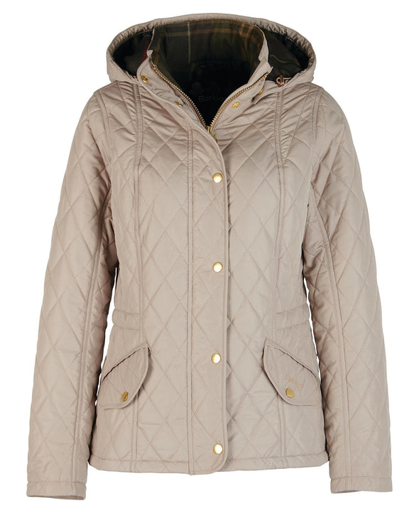 Barbour Millfire Quilted Jacket - Light Fawn Classic