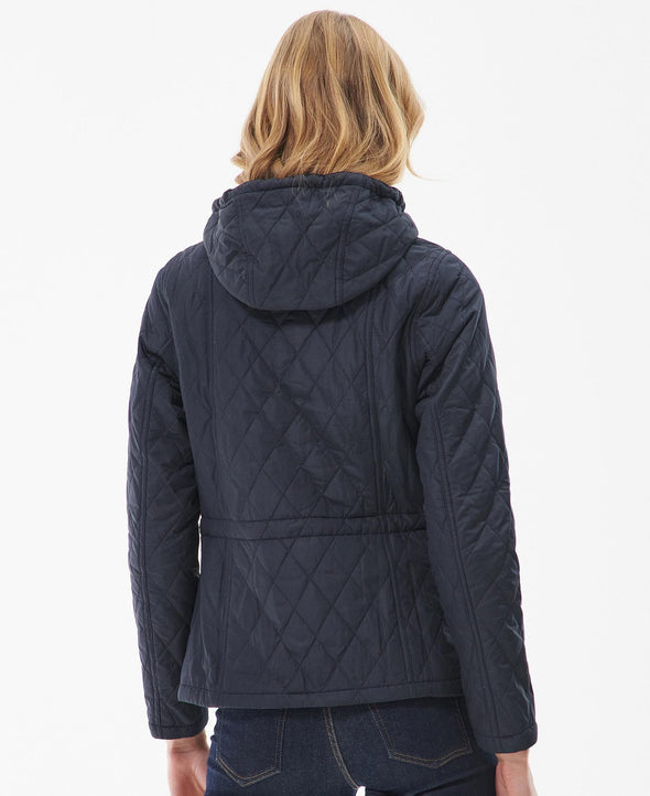 Barbour Millfire Quilted Jacket - Navy Classic