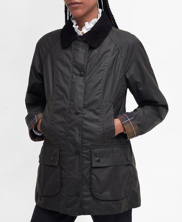 Barbour Classic Beadnell Wax Jacket - Olive