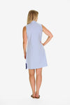 Back view of the Duffield Lane Mackinac Dress - Blue Sky & White Stripe