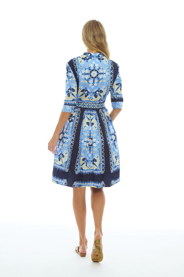 Patty Kim Kelly Dress - Navy Etro