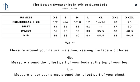 Duffield Lane Bowen Sweatshirt - White