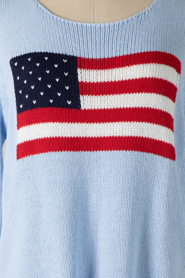 Miracle Flag Sweater - Blue Sky