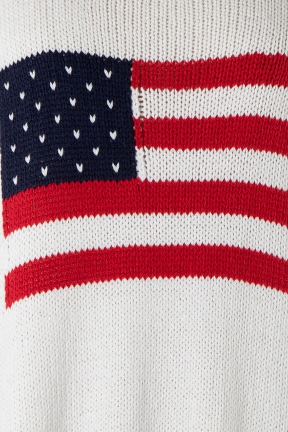 Miracle Flag Sweater - White