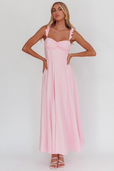 Palm Beach Maxi Dress - Pink