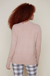 Back view of the tan Renuar sweater