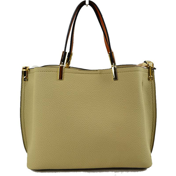 The Manhattan Purse Beige