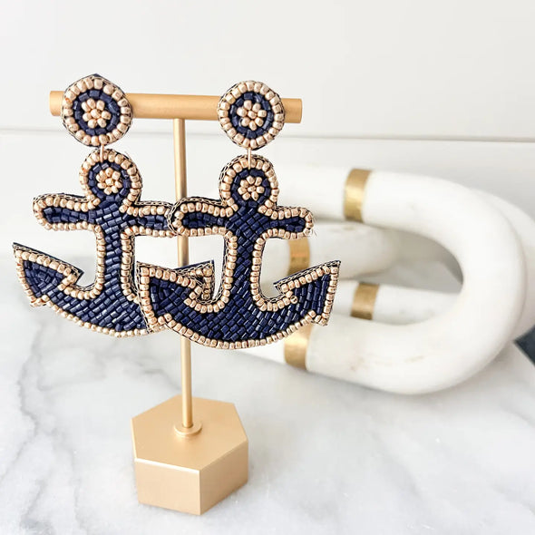 Anchor Away Earring