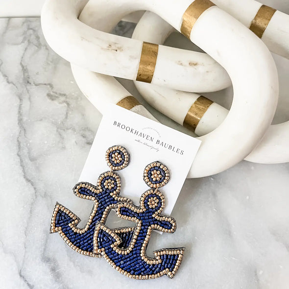 Anchor Away Earring