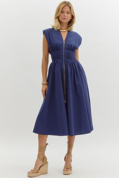 Marylin Maxi Dress - Navy