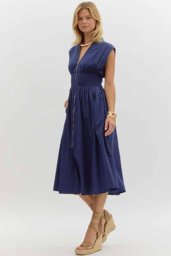 Marylin Maxi Dress - Navy