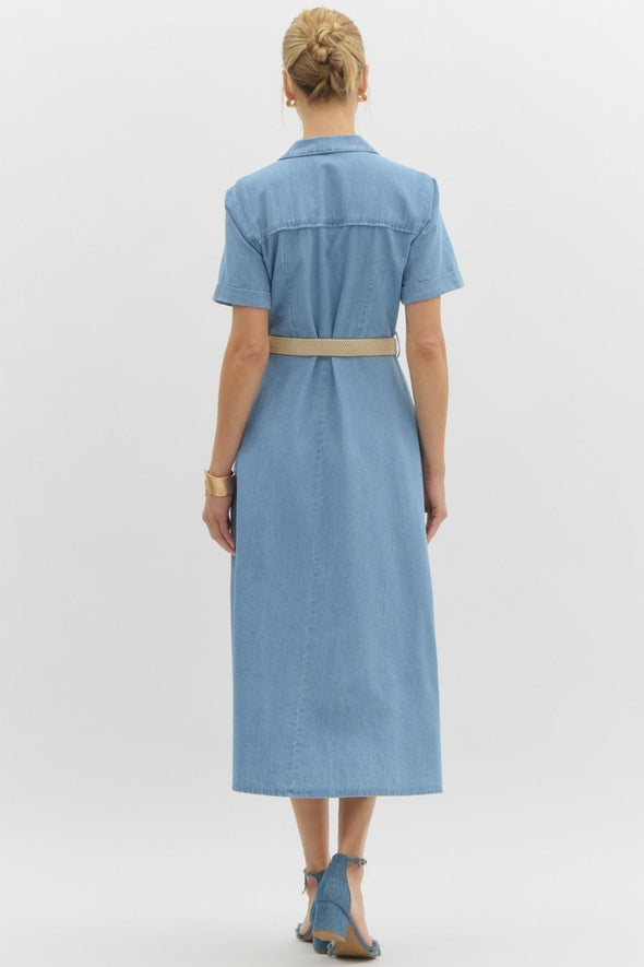 Charlotte Day Dress - Light Blue